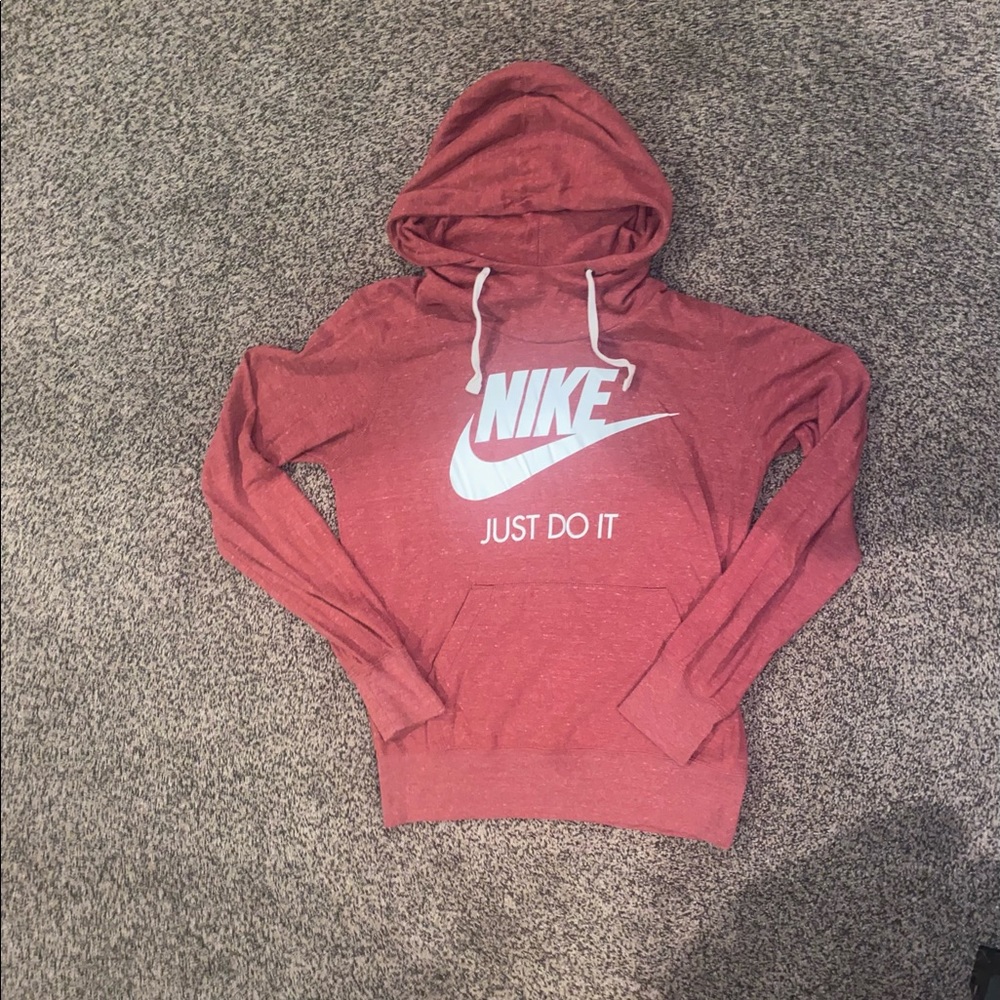 Maroon nike Jim vintage hoodie